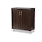 Baxton Studio Excel Modern and Contemporary Dark Brown Sideboard Storage Cabinet 119-6498 - alternate 4